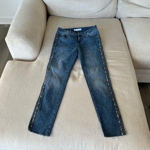Zara Embroidered Jeans